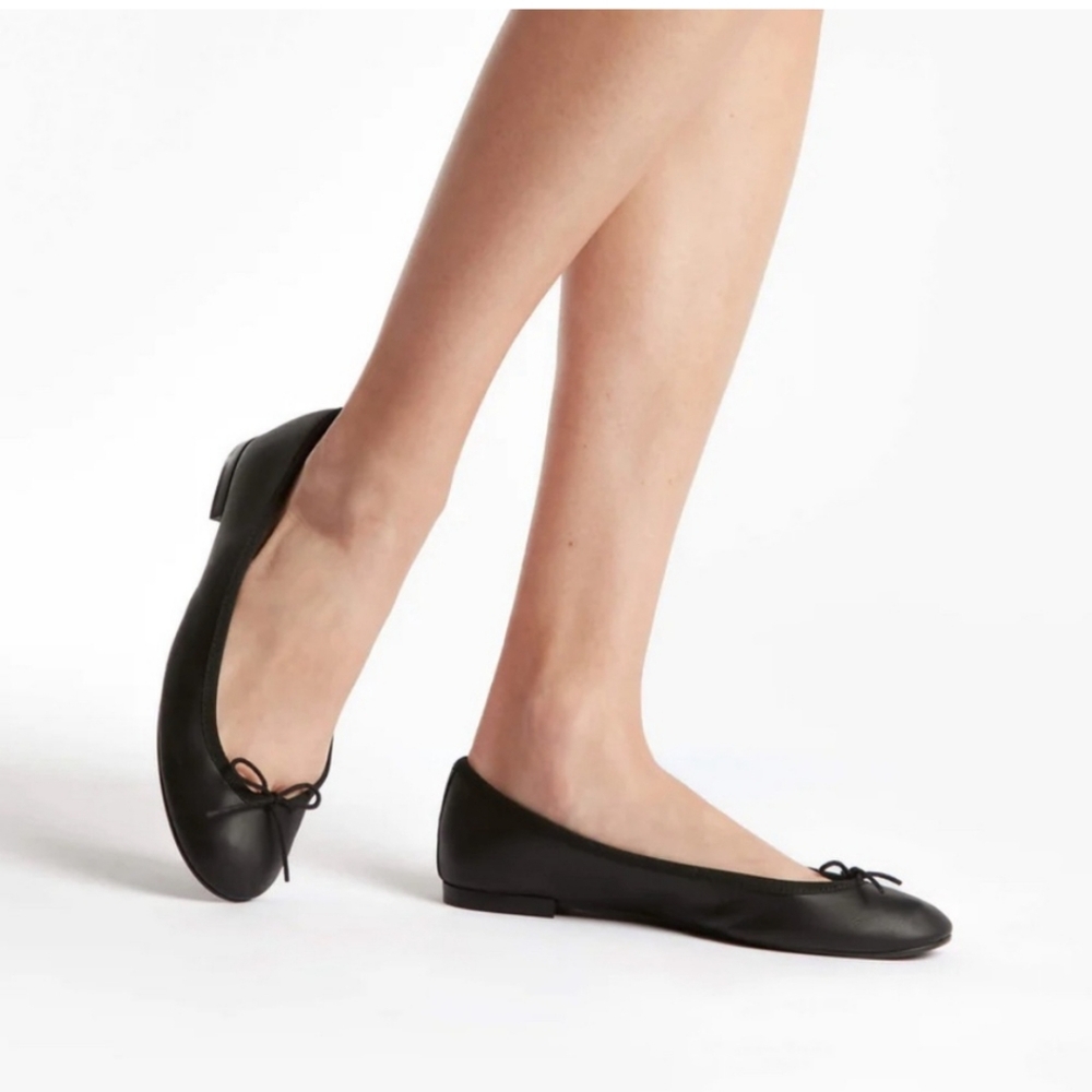 Repetto Brown Leather Ballet Flats